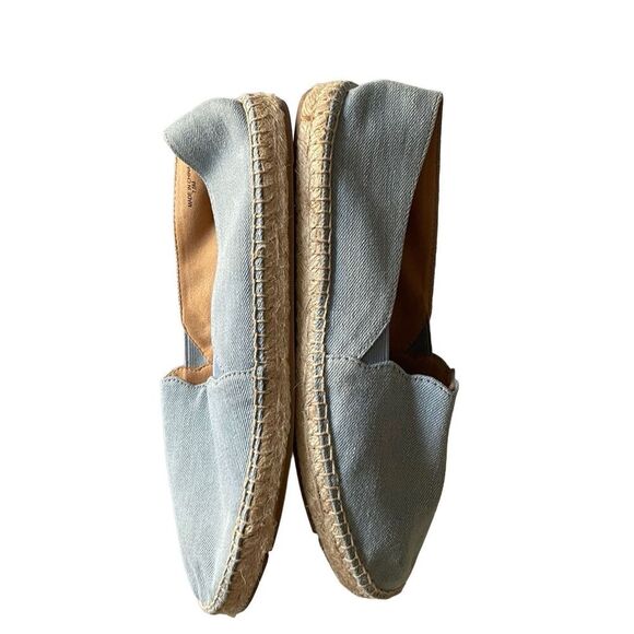 Talbots Izzy Slip On Flats‎ Denim Canvas Espadrille Size 7.5 - Picture 7 of 8